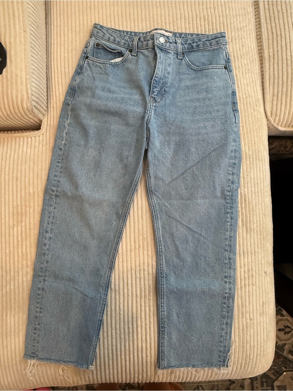 Topshop Straight Leg Jeans